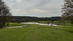 View from behind the tee at Toot Hill Golf Club