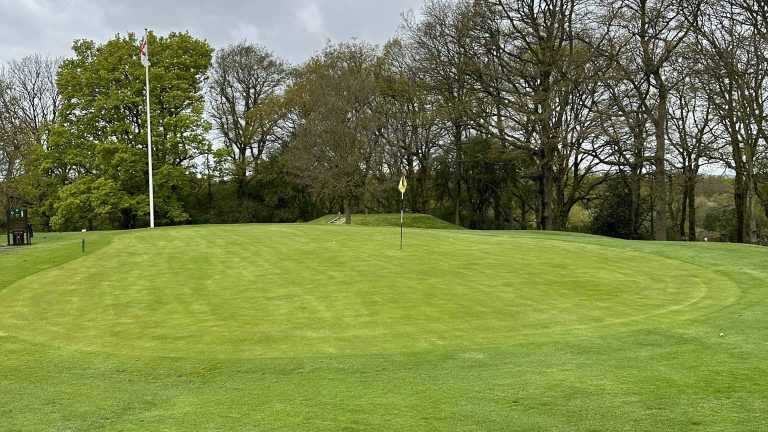 The 8th green at West Essex Golf Club
